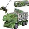 WOOPIE RC Auto Dinosauro Verde + Figura Anteprima dell’immagine prodotto 1