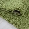 Teppich Wohnzimmer Hochflor Grün 240x340 Rechteck Unicolor Produktbild-Vorschau 5