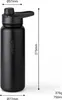 Trink Flasche Edelstahl 750ml Thermoflasche Sport Gym Produktbild-Vorschau 4