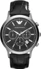 EMPORIO ARMANI AR2447 orologio da uomo in nero classico. Anteprima dell’immagine prodotto 1