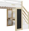 Flieks Etagenbett 90x200cm mit Schreibtisch und Regal, Produktbild-Vorschau 8