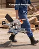 VEVOR Scie à Onglet Radiale Inclinable, Lame de 254 mm, Voir les images du produit 6