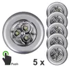 Briloner LED Push Light Sada 5 okrúhlych batériových Náhľad obrázku produktu 3