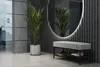 A modern entryway with a bench and a plant. Produktbild-Vorschau