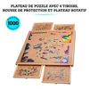 PiecePro Table de puzzle avec 4 tiroirs & couvercle de Voir les images du produit 10