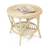 Table en rotin laqué naturel, ronde Ø 62 cm, table Voir les images du produit 3