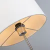 Moderne Stehlampe aus Stahl mit Weißem Schirm VT Produktbild-Vorschau 7