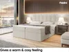 MEBLINI Boxspringbett mit Bettkasten - Gepolstert Produktbild-Vorschau 4