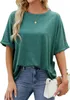 ASKSA Damen T-Shirt Sommer Kurzarm Oversized Rundhals Produktbild-Vorschau 1