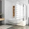 B:120xT:75xH:140cm Rechts Montage Badewannenaufsatz mit Produktbild-Vorschau 2
