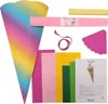 Schultüte Bastelset Regenbogen Blumen vorgestanzt von Prell Produktbild-Vorschau 2