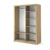 A wardrobe with shelves and a hanging rod. Voir les images du produit
