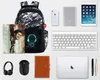 Oxford-gewebe Schulrucksack(Weiss+Musikerbrusttasche)für Produktbild-Vorschau 7