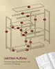 VASAGLE Bücherregal, Regal mit 4 Ablagen, Standregal, 30 x Produktbild-Vorschau 4