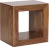 WOHNLING Standregal Massivholz Sheesham 44cm hoch Cube Produktbild-Vorschau 2