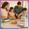 ASATO Glas-Frischhaltedosen 8er Set 150 bis 1040 ml Produktbild-Vorschau 16