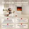 KAMINIO Chimenea eléctrica LEA: Chimenea eléctrica 3 en 1 Vista previa de la imagen del producto 5
