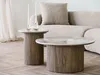 Couchtisch >Athens< in weiss / Dunkelbraun, Keramik, Voir les images du produit 6