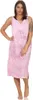 Damen Nachthemd Sleepshirt Nachtwäsche ohne Ärmel; Rosa M Produktbild-Vorschau 1