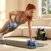 KM-Fit Hantelset 18 kg mit Ständer  Neopren Kurzhanteln 1–5 Produktbild-Vorschau 4