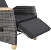 Fauteuil en rotin Pescara avec structure en aluminium, Voir les images du produit 8