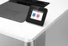 Close-up of the top corner of a white printer with a black touchscreen interface. Podgląd zdjęcia produktu