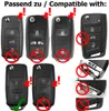 Auto Schlüssel Funk Fernbedienung 2X Gehäuse 2 Tasten + 2X Produktbild-Vorschau 2