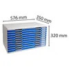 Exacompta Module de classement Modulo Office 10 tiroirs A3 Voir les images du produit 4