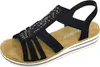 Rieker Keilsandaletten Damen 31373730393531 Schwarz 39 EU Produktbild-Vorschau 39