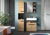 Mobiletto da bagno Canu in grigio basalto e Artisan 63 x 55 Anteprima dell’immagine prodotto 11