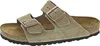 Birkenstock Arizona Suede Taupe Narrow Footbed - Kapcie - Podgląd zdjęcia produktu 37