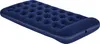 A dark blue inflatable mattress is shown from a slightly elevated angle against a white background. Náhled obrázku produktu