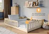 Lit d'enfant lit de sol 140x200 cm Lit avec matelas, Voir les images du produit 15
