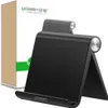 A black Ugreen phone stand is shown in front of its packaging. Náhľad obrázku produktu