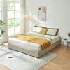 Lit rembourré 'Nola' avec matelas et coffre de lit 180 x Voir les images du produit 2