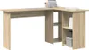 vidaXL Scrivania rovere Sonoma 142 x 102 x 73 cm Materiale Anteprima dell’immagine prodotto 3