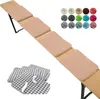 heimtexland ® Sitzkissen 4er Set  Bierbank Polster Auflage Produktbild-Vorschau 1