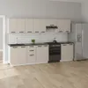 ULWEHOME | Küchenzeile 320 cm Kaschmir, Küchenmöbel-Set Produktbild-Vorschau 4