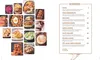 A collage of food images and a table of contents from a cookbook. Náhľad obrázku produktu