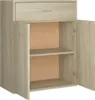 vidaXL Kredens dąb sonoma 60x30x75 cm materiał Podgląd zdjęcia produktu 12