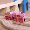 Bigjigs Rail Pink Lokomotive mit Tender Produktbild-Vorschau 5