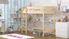 Hochbett 140x70 Kinderbett mit Rausfallschutz & Lattenrost Produktbild-Vorschau 2