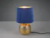 Lampe de table SOPHIA dorée et bleu marine, 1xE14x40W, Voir les images du produit 5