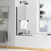 A modern bathroom with a bathtub shower screen and accessories. Podgląd zdjęcia produktu