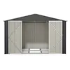 Metall Geräteschuppen Gerätehaus 300x252x191cm mit Produktbild-Vorschau 3
