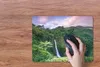 MuchoWow® Mauspad Mousepad Blick auf einen Wasserfall im Produktbild-Vorschau 3