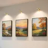 LED Bilderleuchte Gold Kabellos Katzenaugen-Effekt 3er-Pack Produktbild-Vorschau 2