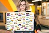 MuchoWow® Laptop Aufkleber Sticker Cover Auto - Muster - Produktbild-Vorschau 5