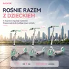 Hulajnoga dla dzieci z hamulcem ręcznym, oświetleniem LED, Podgląd zdjęcia produktu 6