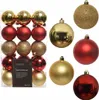 Unzerbrechliche Weihnachtskugeln Set, 30 Stk, 6 cm, Produktbild-Vorschau 1